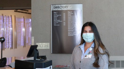 Main lobby at Goleta Valley Cottage Hosptial