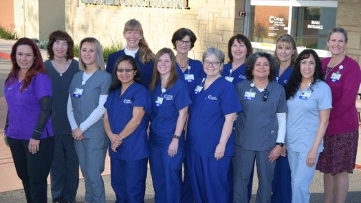 Group of certified nurses at Goleta Valley Cottage Hospital