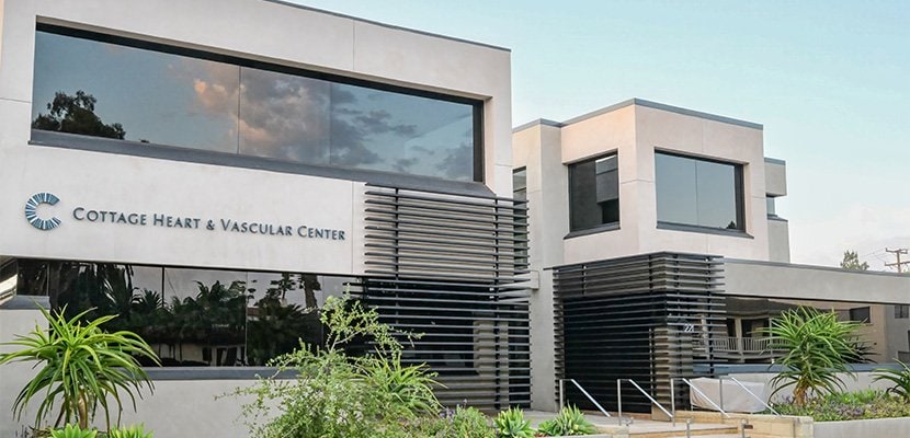 Photo of the Cottage Heart & Vascular Center building exterior 